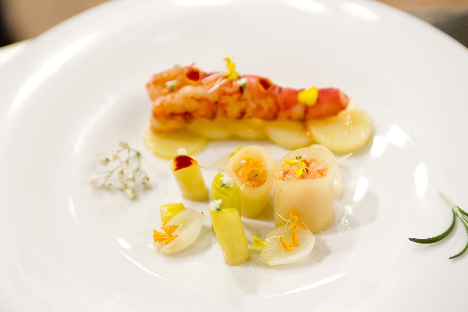 Deconstrucción de milhojas de carabinero