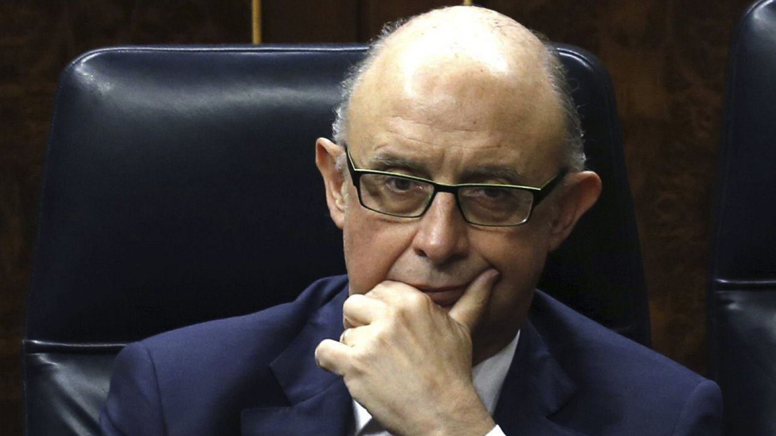 El ministro de Hacienda y Administraciones Públicas, Cristóbal Montoro, en el pleno del Congreso del pasado 16 de septiembre