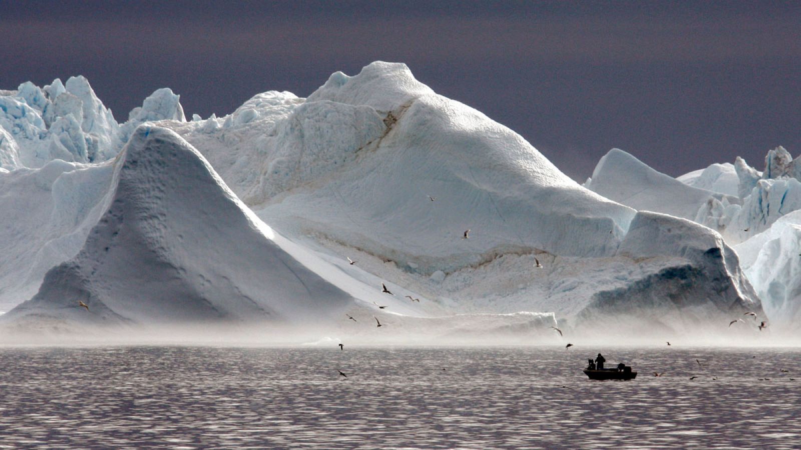 Imagen de un glaciar en Groenlandia.