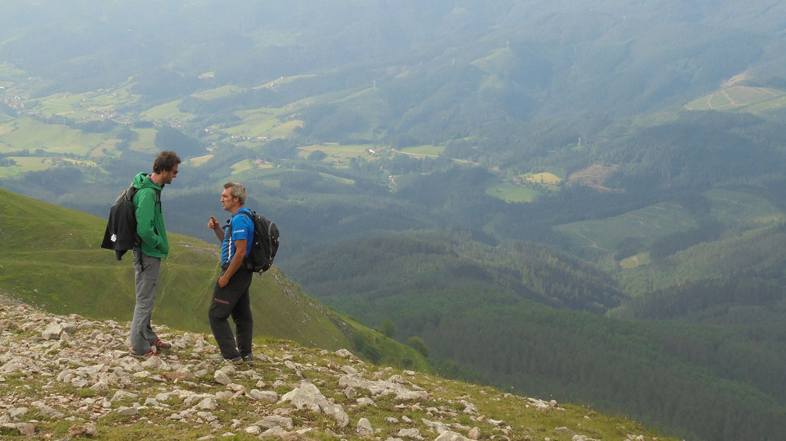 Edu Soto en las campas de Urbia