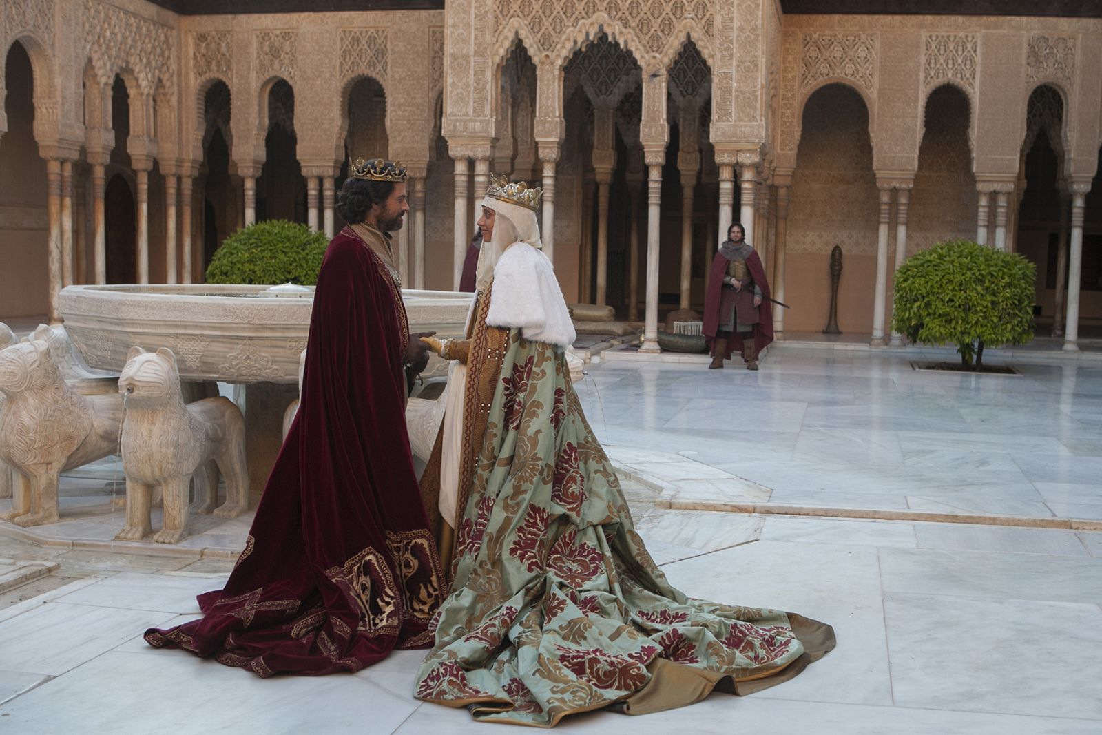 Los protagonistas de Isabel en La Alhambra
