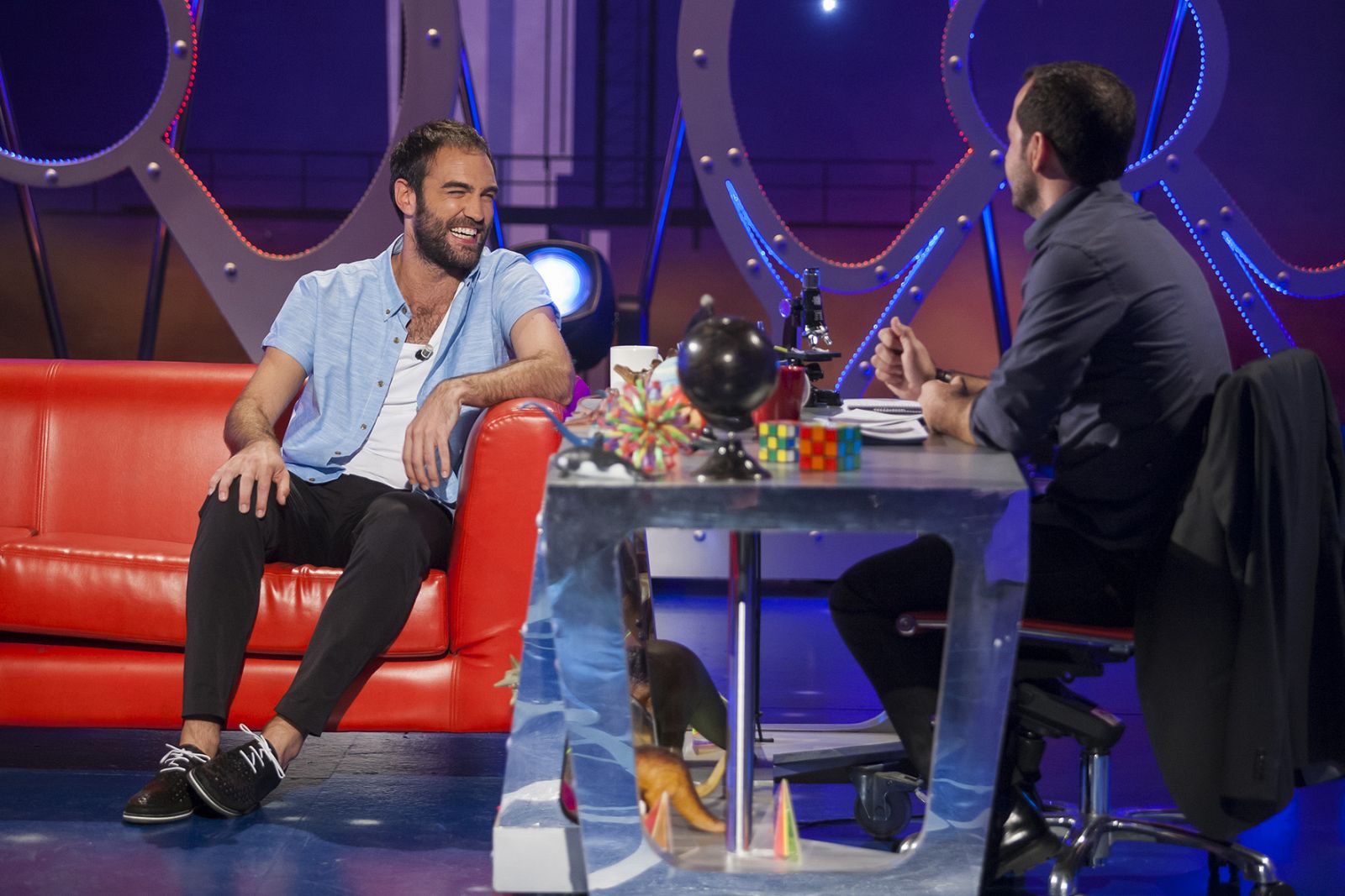 El actor Jon Plazaola en Orbita Laika