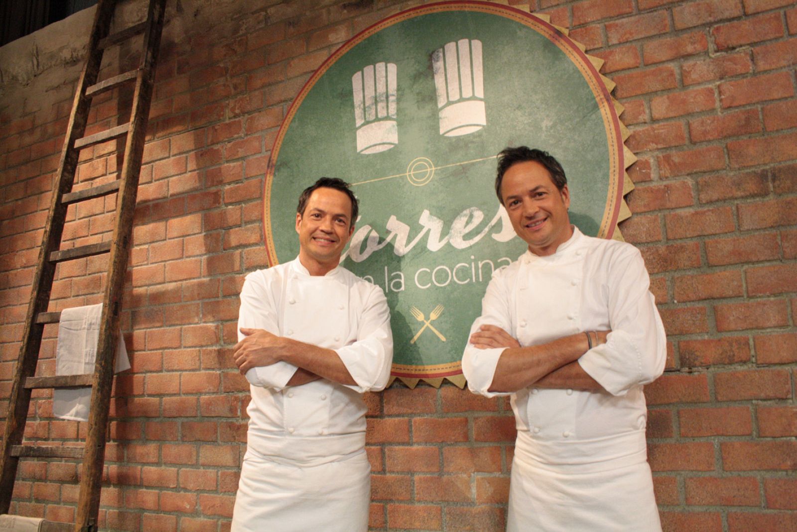 Sergio y Javier Torres en el plató del programa