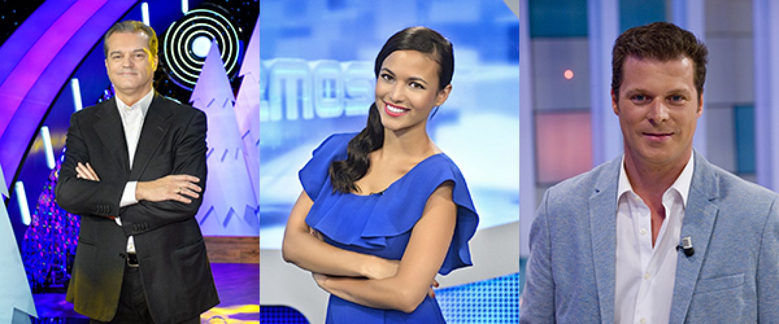 Elisa Mouliáa, Ramón Garcia y Jota Abril encienden la navidad en TVE