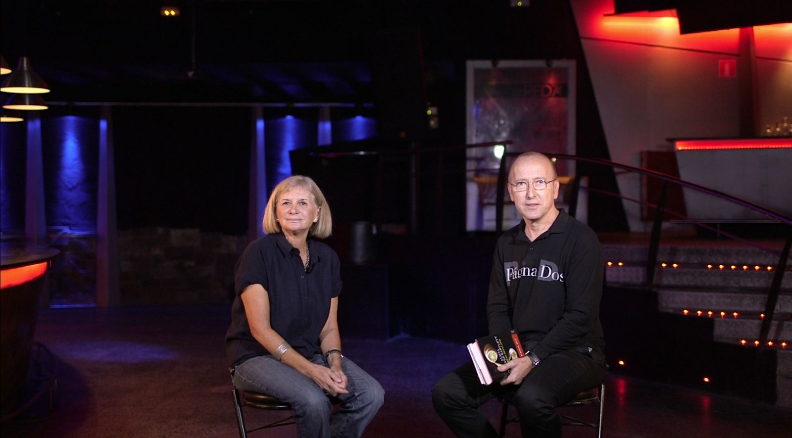 Alicia Giménez Bartlett y Óscar López