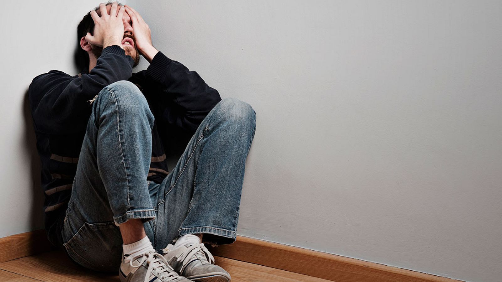 Hombre con depresión