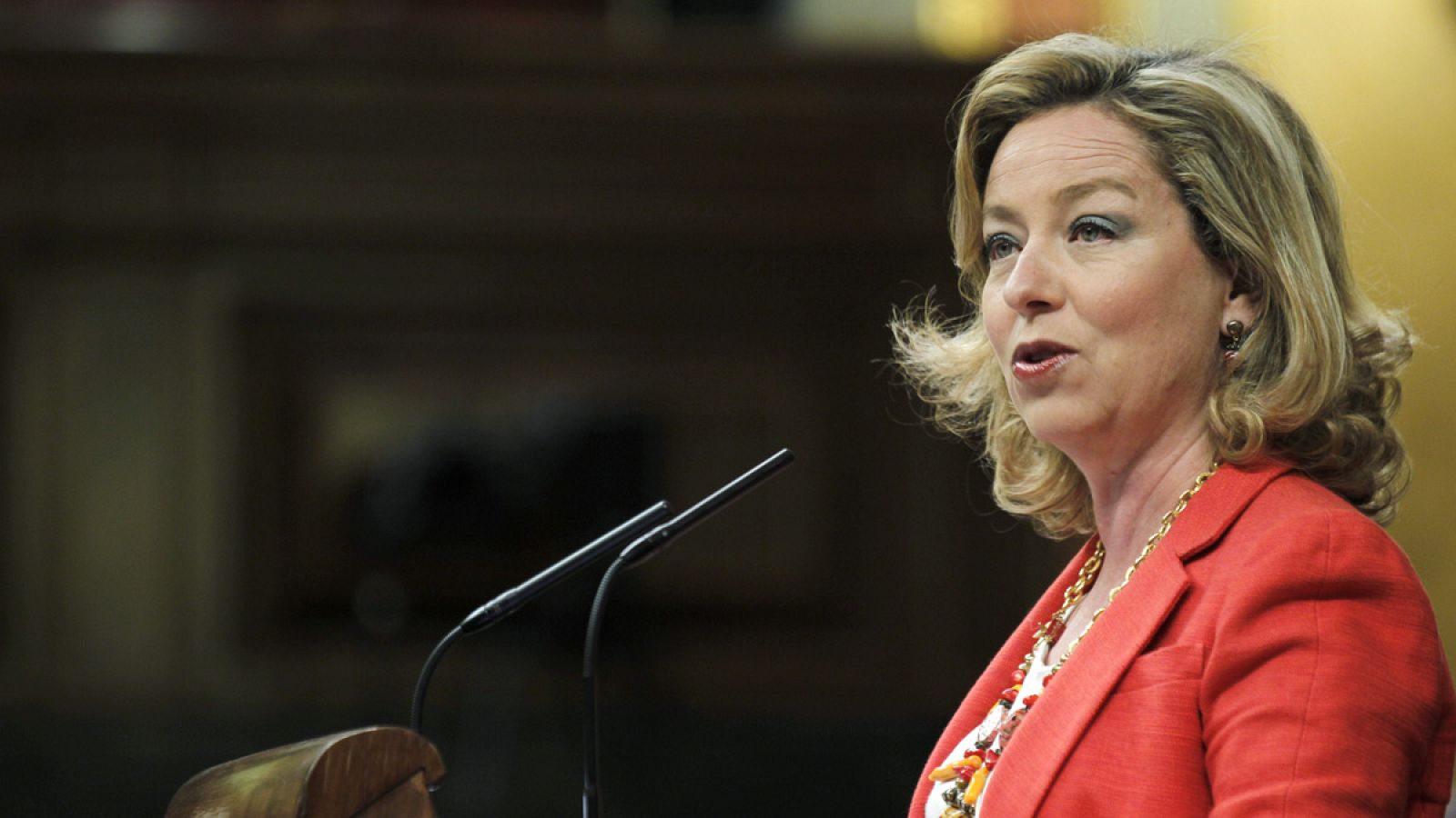 Ana Oramas, en una intervención en el Congreso de los Diputados