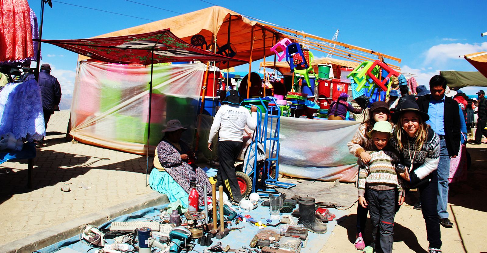 La famila en La Paz