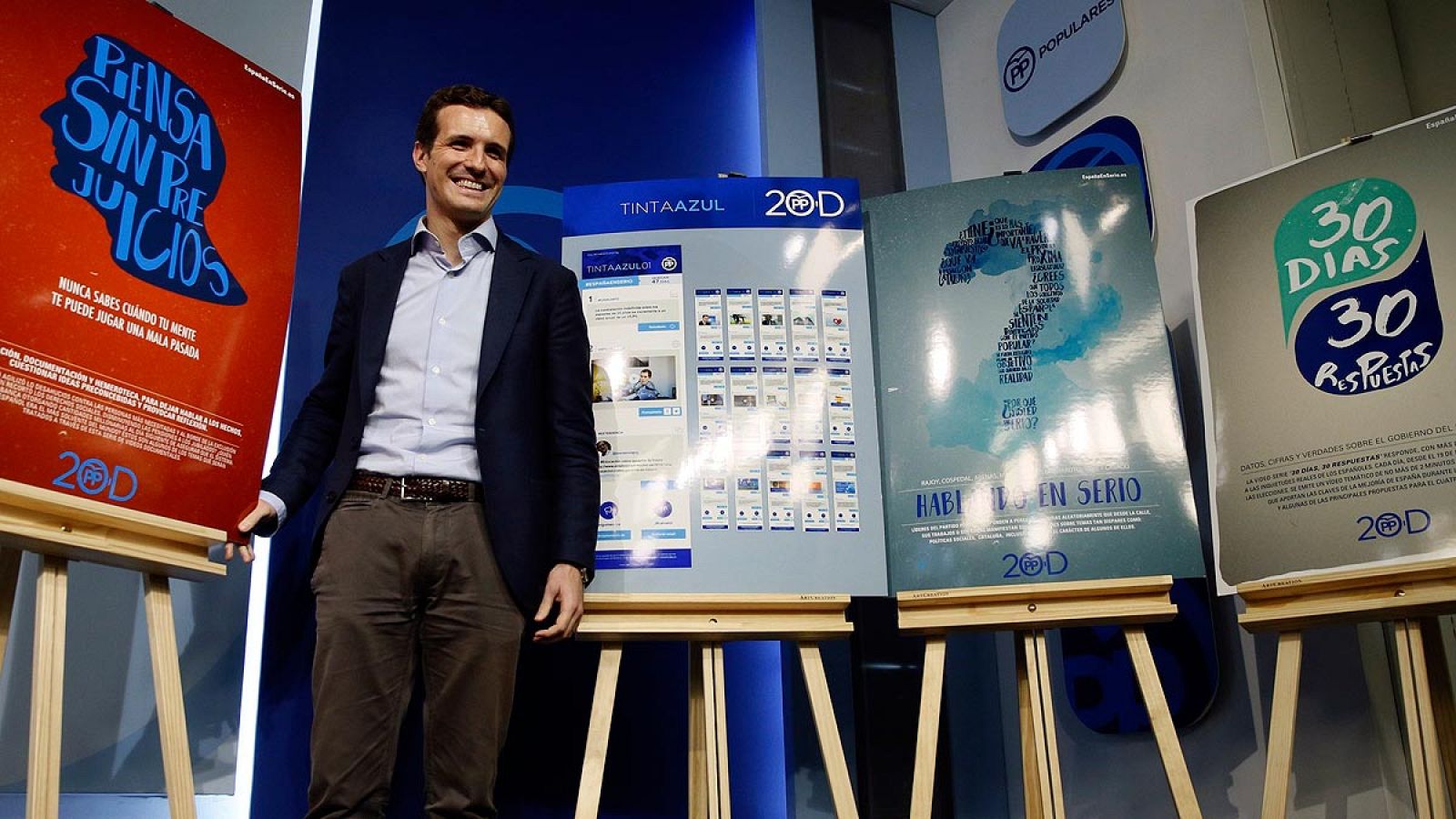 Casado presenta la campaña digital del Partido Popular para el 20D