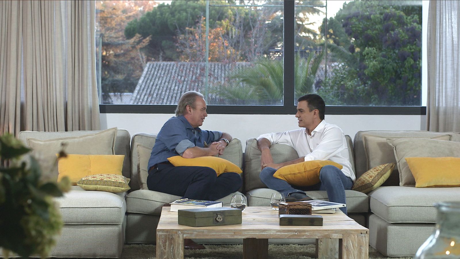 Pedro Sánchez y Bertín Osborne