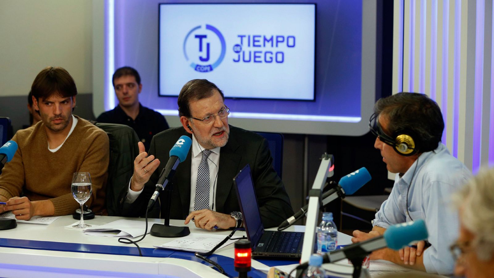 Rajoy participó este miércoles en un programa deportivo de la COPE