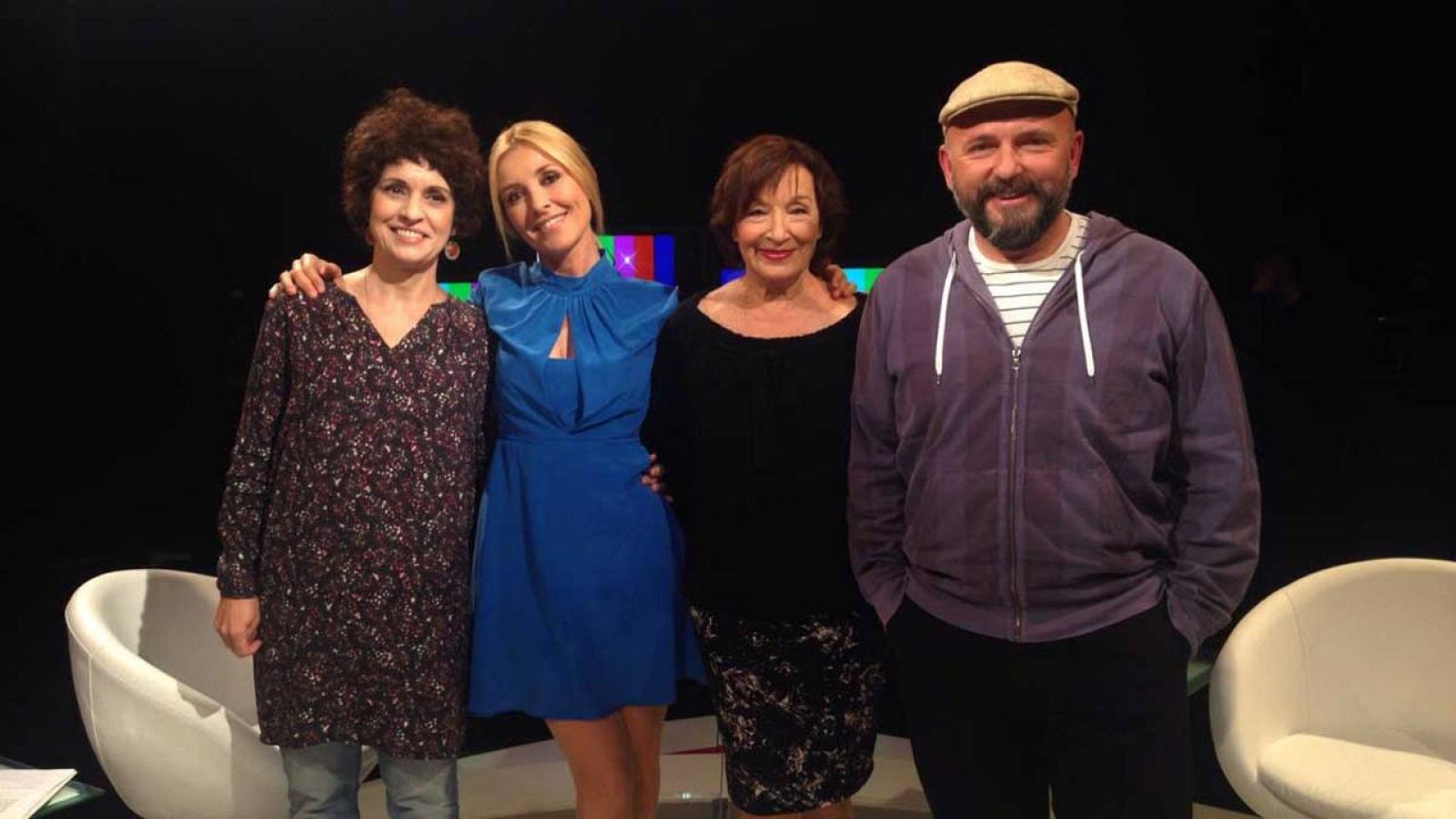 Adriana Ozores, Cayetana Guillén Cuervo, Petra Martínez y Miguel Albadalejo