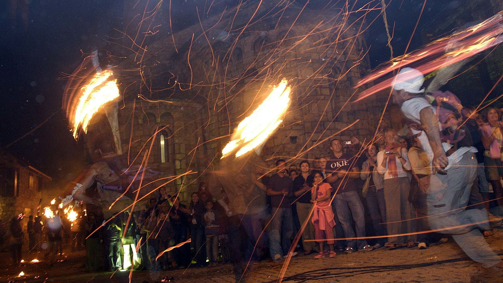 Una imagen de archivo de las fiestas del fuego en Tahull (Vall de Boi), en Lérida.