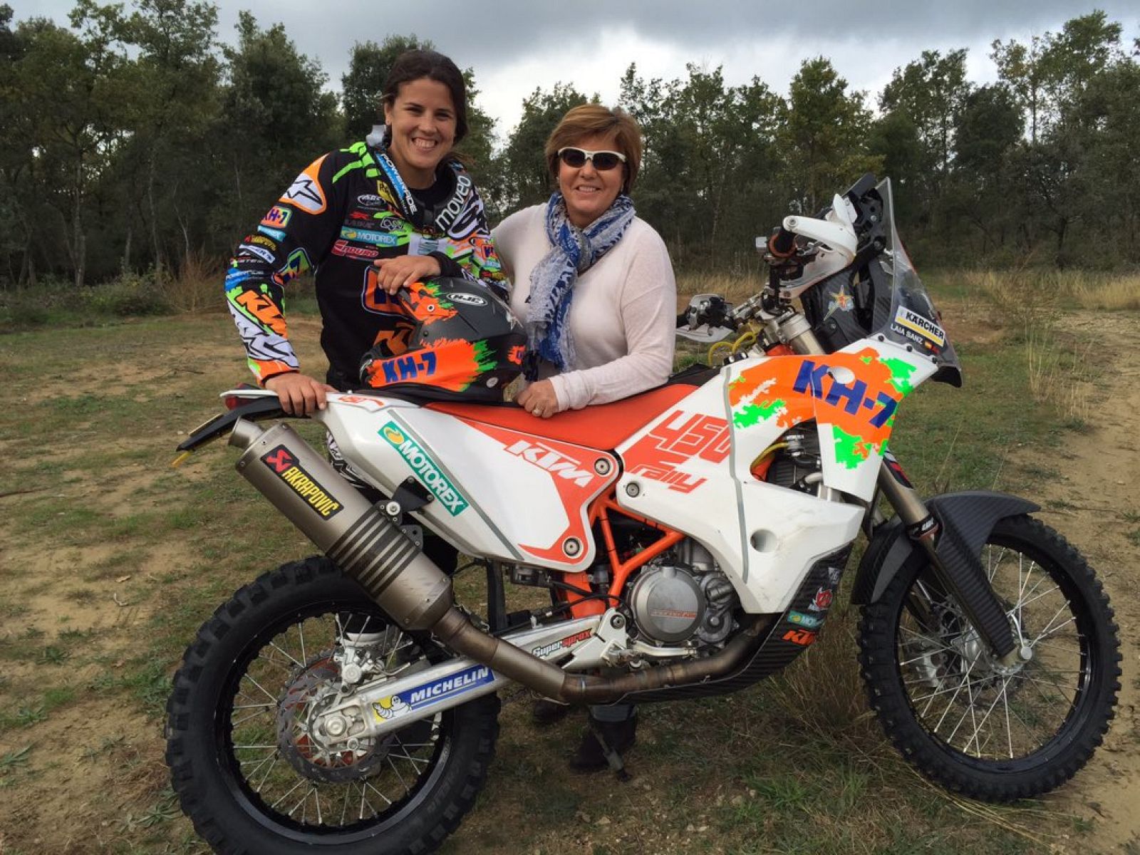 Laia Sanz, protagonista del Enfoque, junto a María Escario