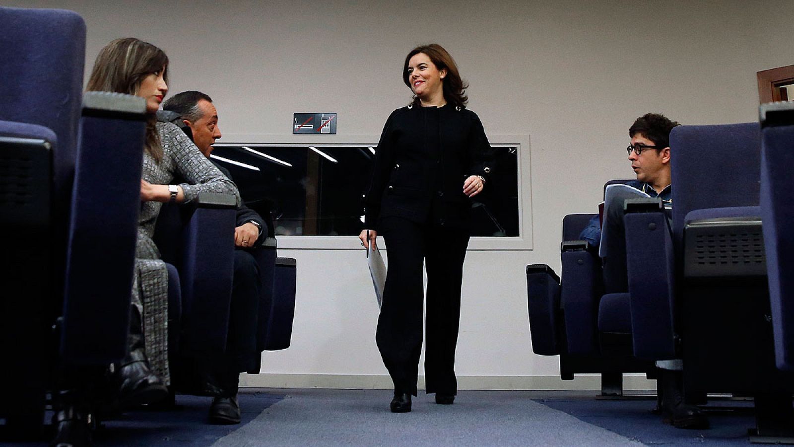 La vicepresidenta del Gobierno, Soraya Sáenz de Santamaría