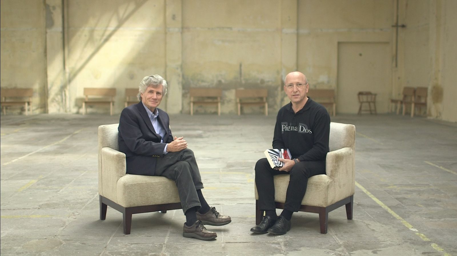 John Verdon con Óscar López