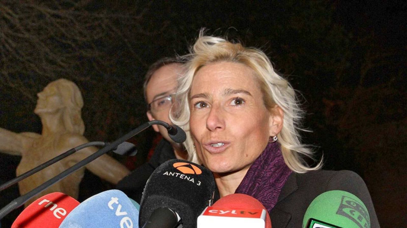 Marta Domínguez, en un acto en 2012