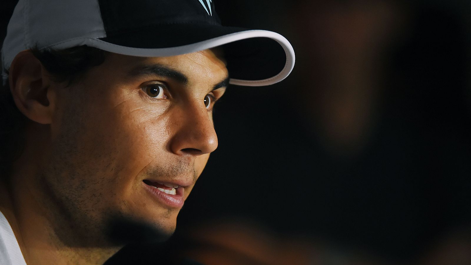 Rafa Nadal, en rueda de prensa