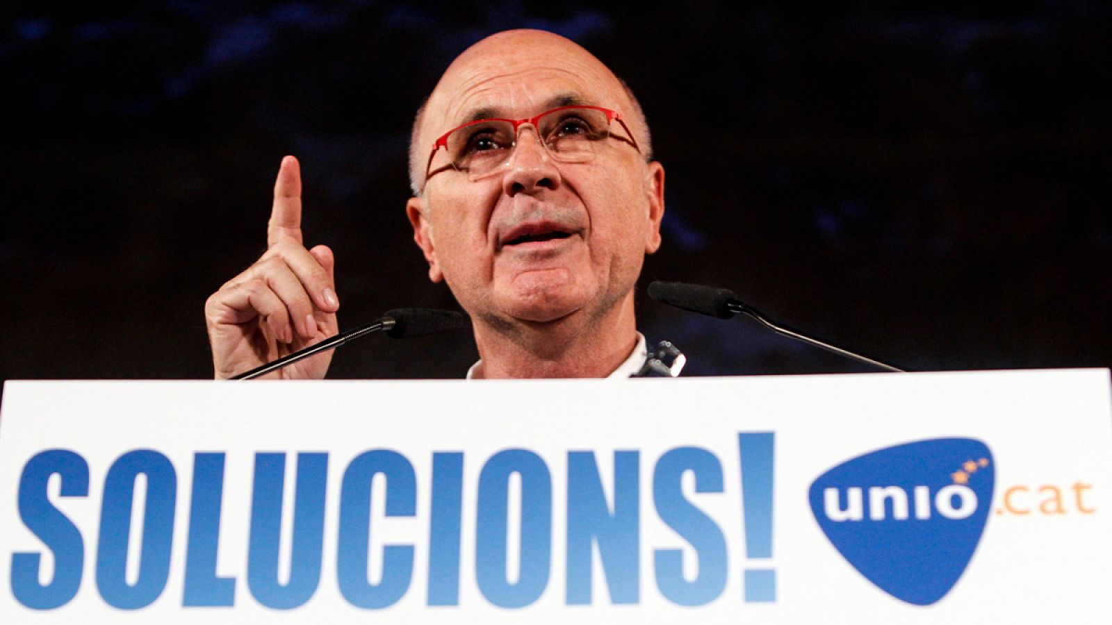 Duran, en el acto de inicio de la campaña electoral del 20D