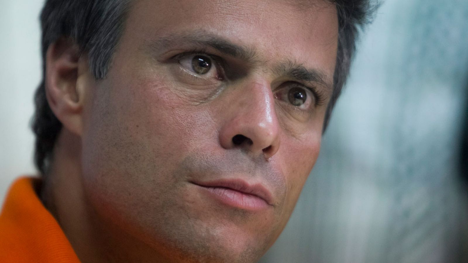 El líder opositor Leopoldo López durante una rueda de prensa en una imagen de archivo.
