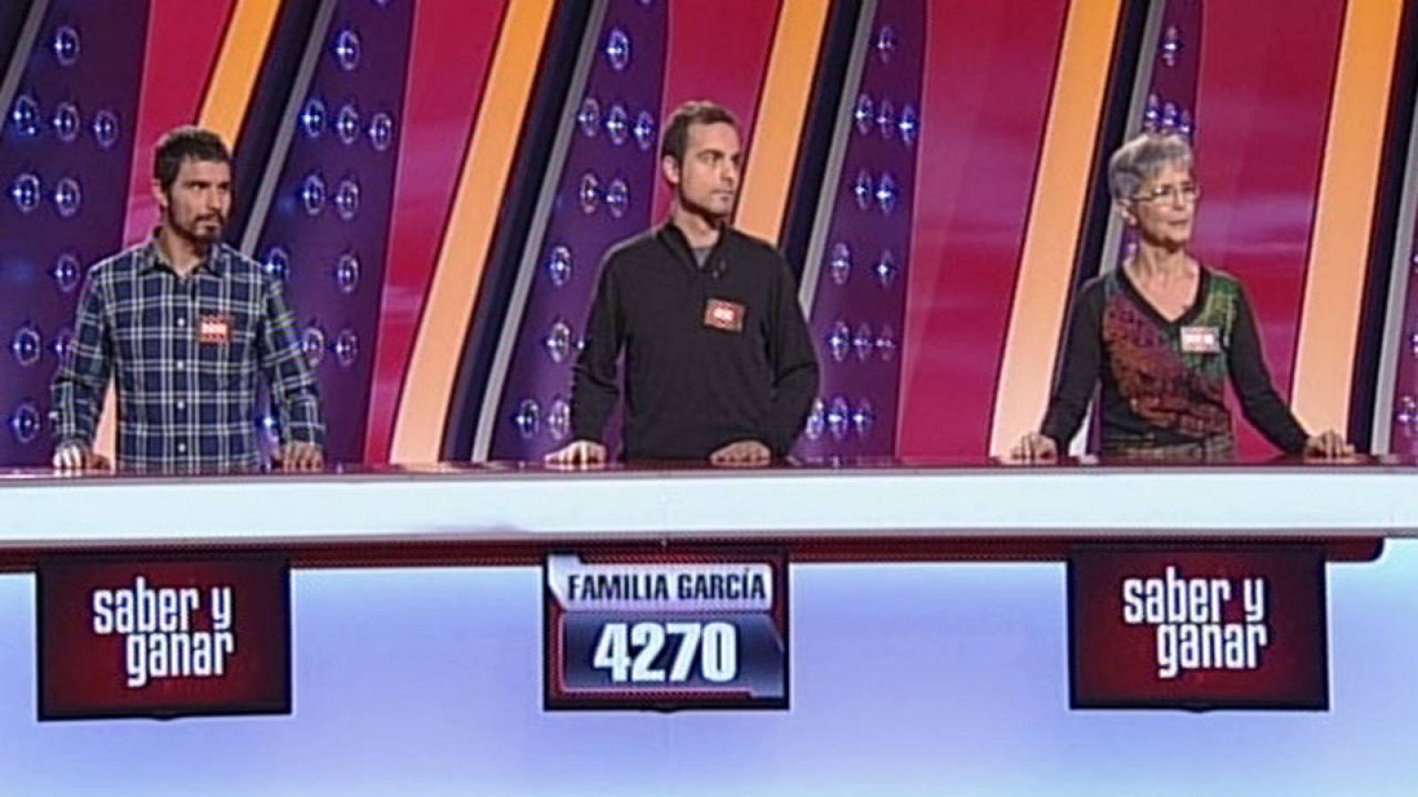 La familia García concursa en Saber y Ganar