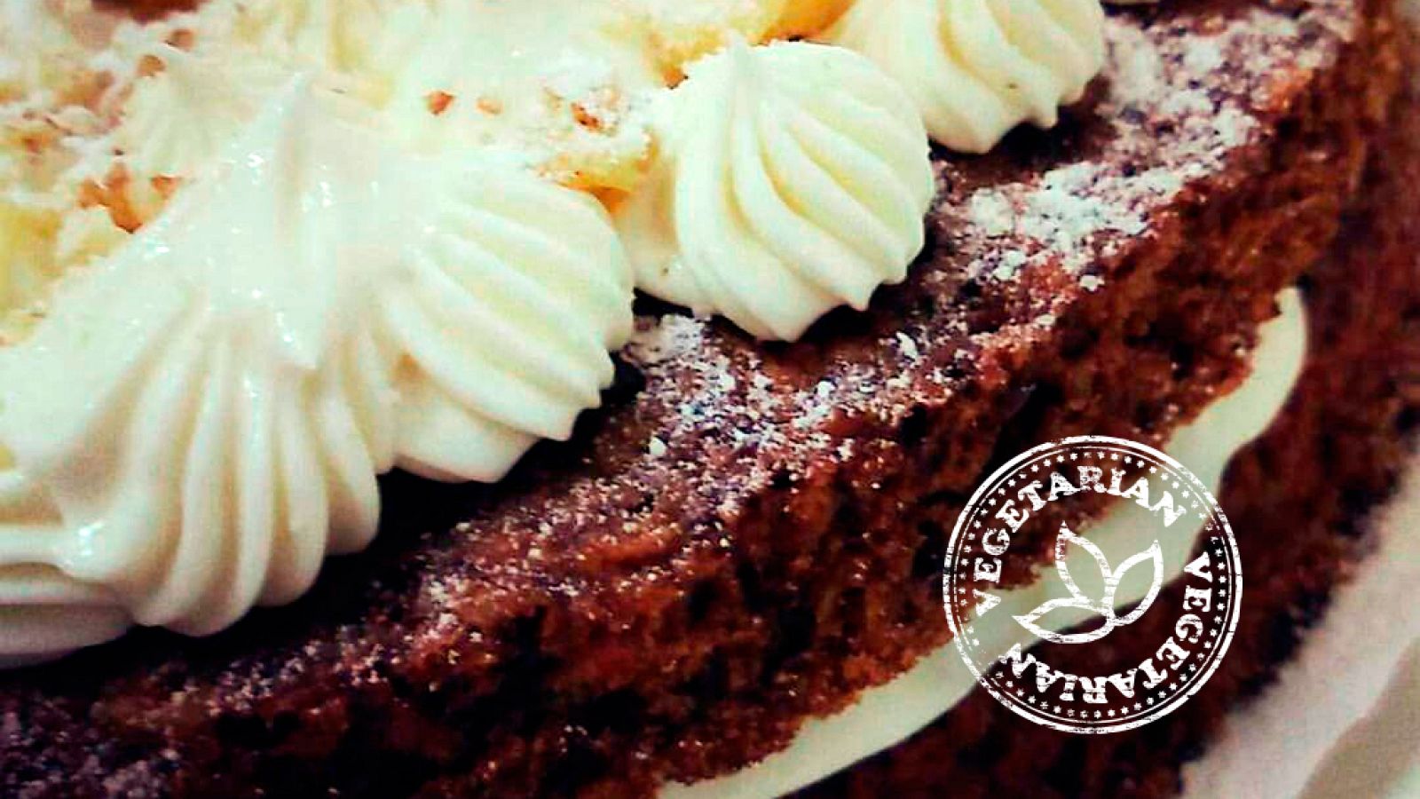 Tarta de zanahoria vegana