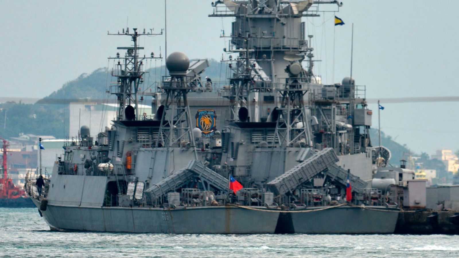 Uno de los barcos vendidos por EE.UU. a Taiwán