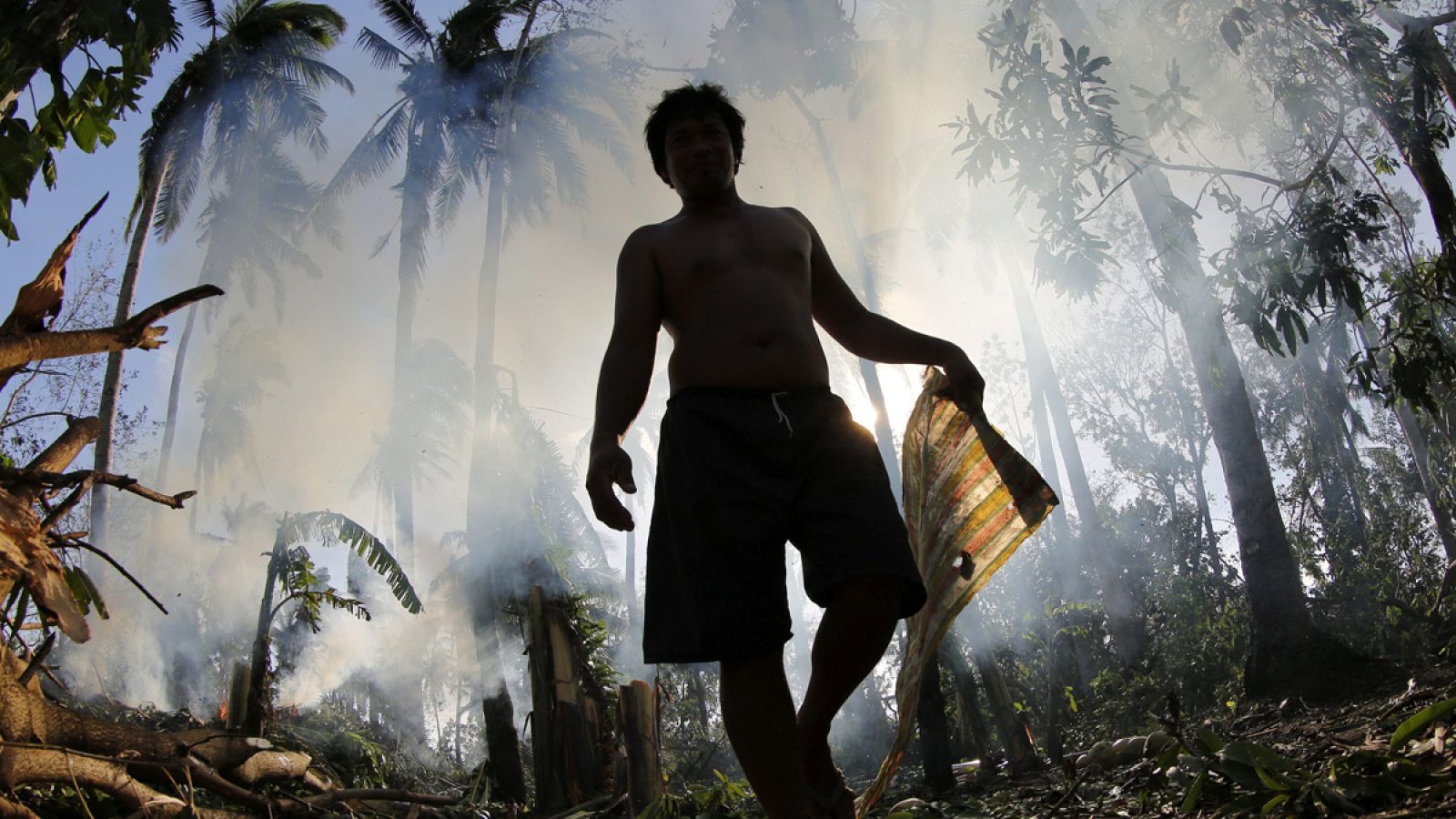 Un niño en Filipinas