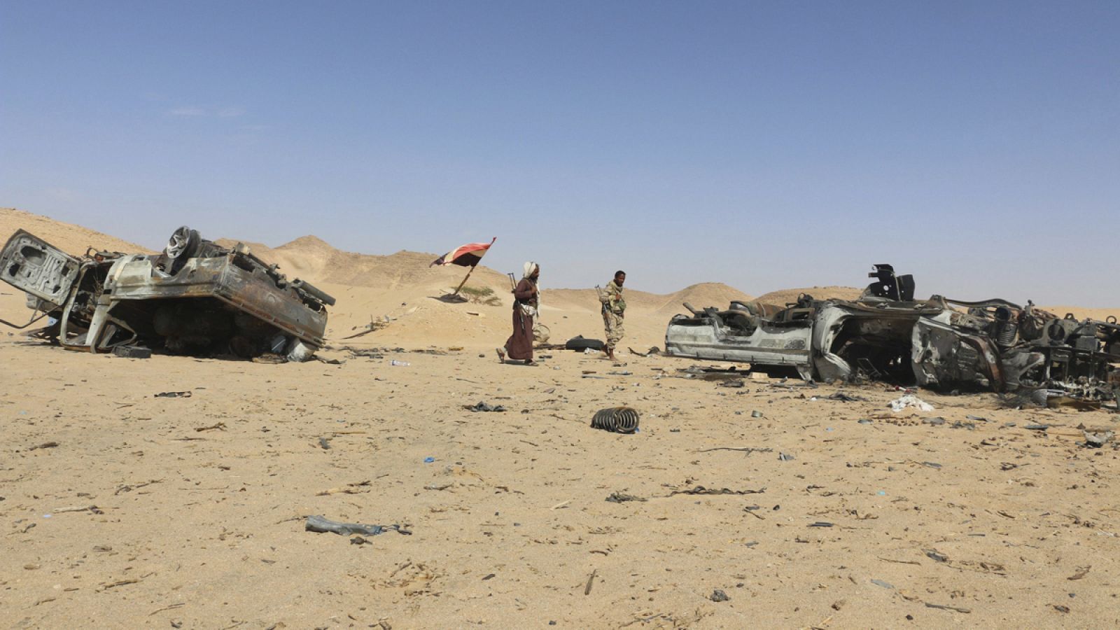 Fuerzas leales al presidente yemení toman la capital de la provincia de Al-Yuf