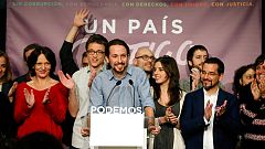 Podemos se convierte en tercera fuerza política del Congreso con 69 escaños
