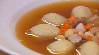 Receta de sopa de Navidad