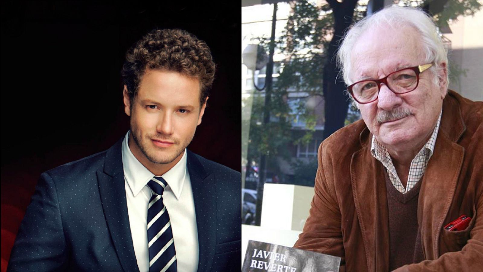 Daniel Diges y Javier Reverte