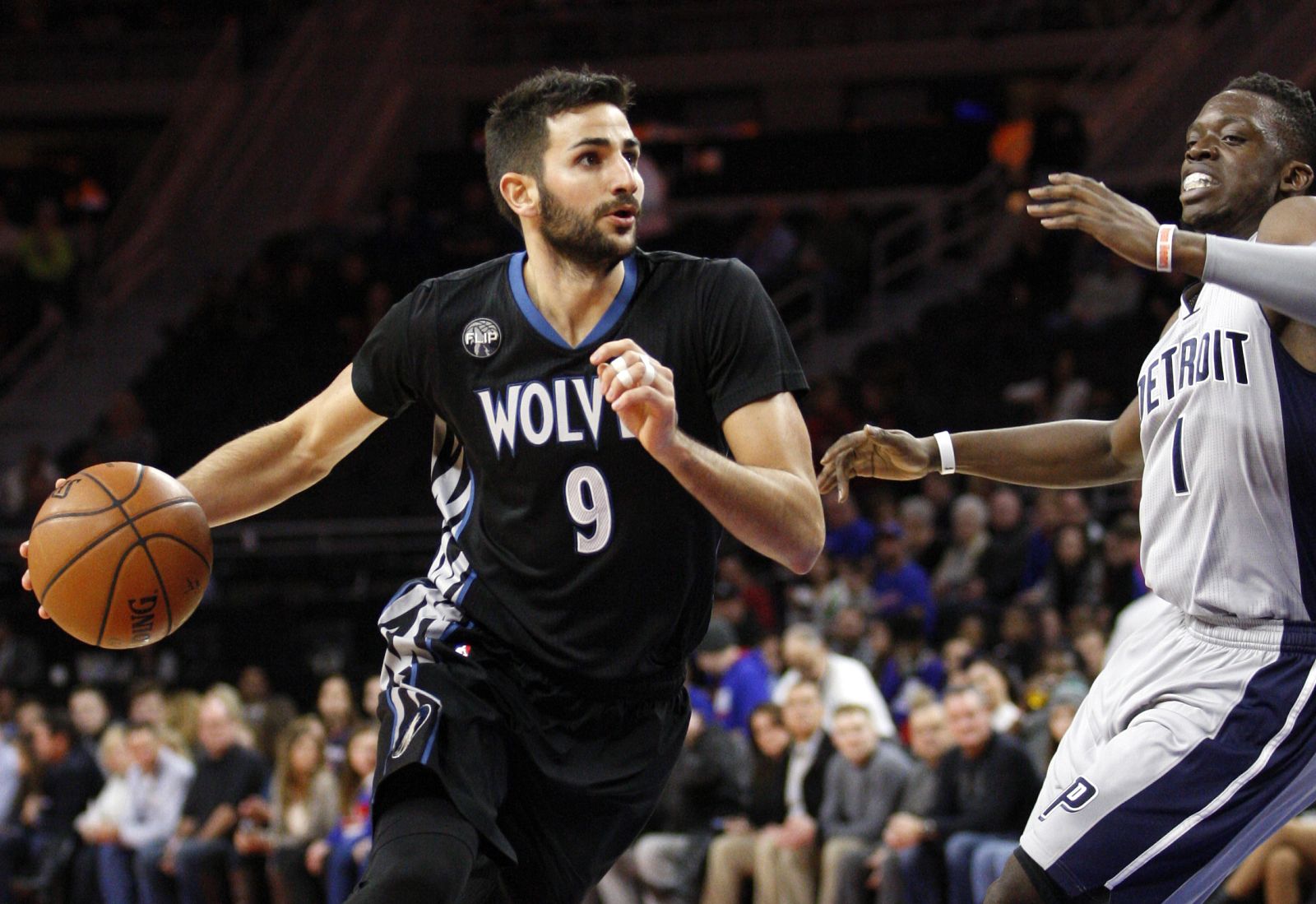 Imagen de Ricky Rubio durante el anterior partido frente a Detroit.