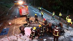 El número de muertos en las carreteras españolas en 2015 fue de 1.126, seis menos que el año anterior