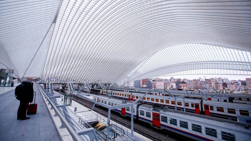 Una huelga paraliza el tráfico ferroviario en Bélgica y afecta a las líneas internacionales