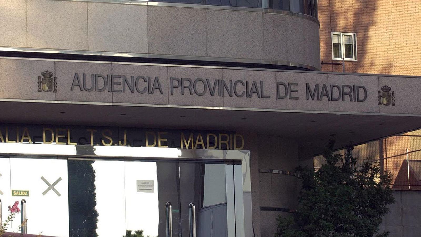 Fachada de la Audiencia Provincial de Madrid