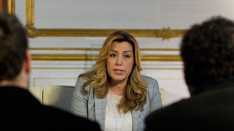 Susana Díaz, sobre Podemos: "Todo el día dando lecciones de moral y quieren cobrar cuatro veces más que los demás"