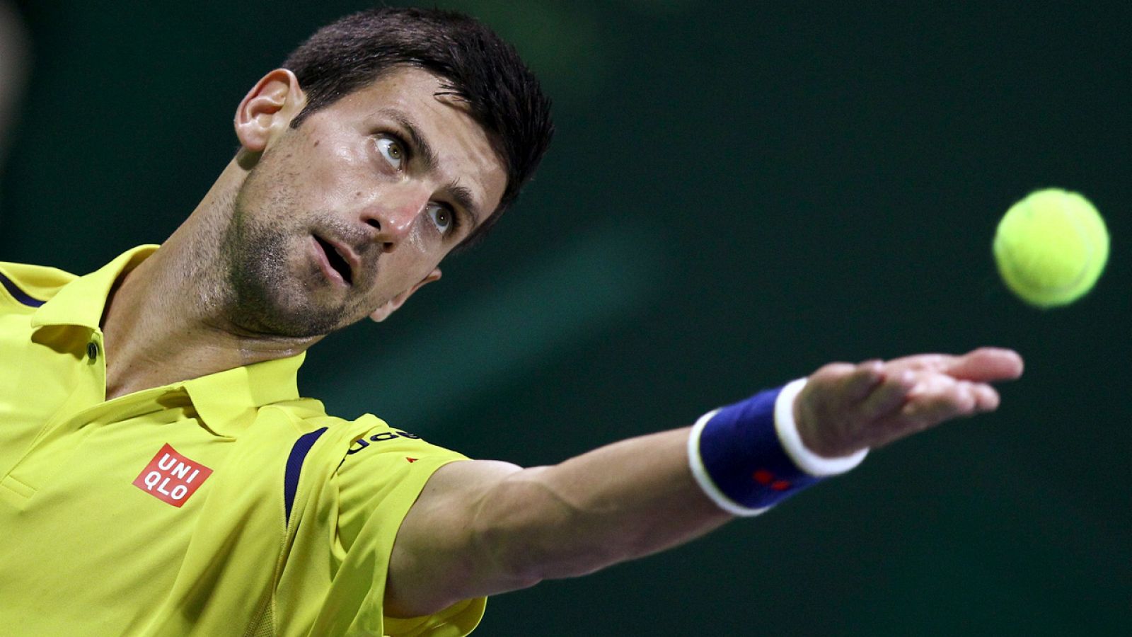 Djokovic en la final de Doha