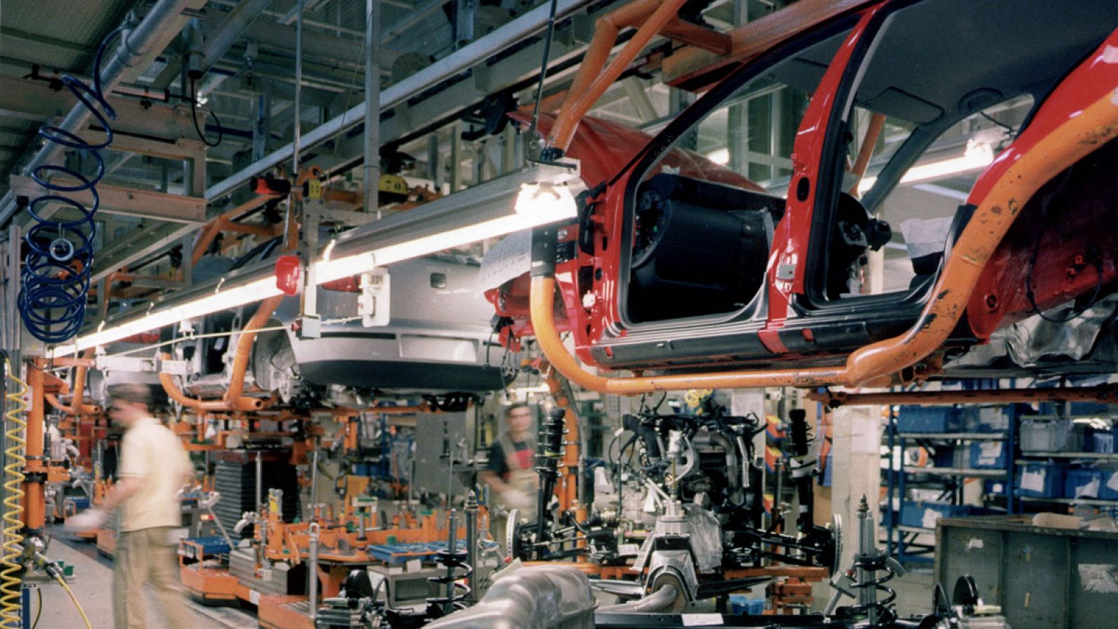 Cadena de montaje del Seat Ibiza en Martorell