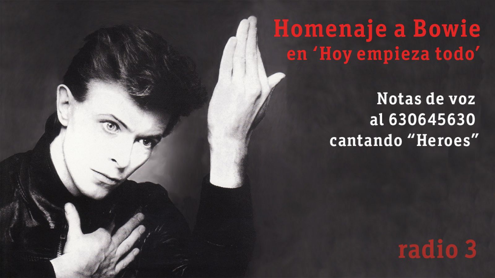 Homenaje a David Bowie en 'Hoy empieza todo con 'Ángel Carmona'