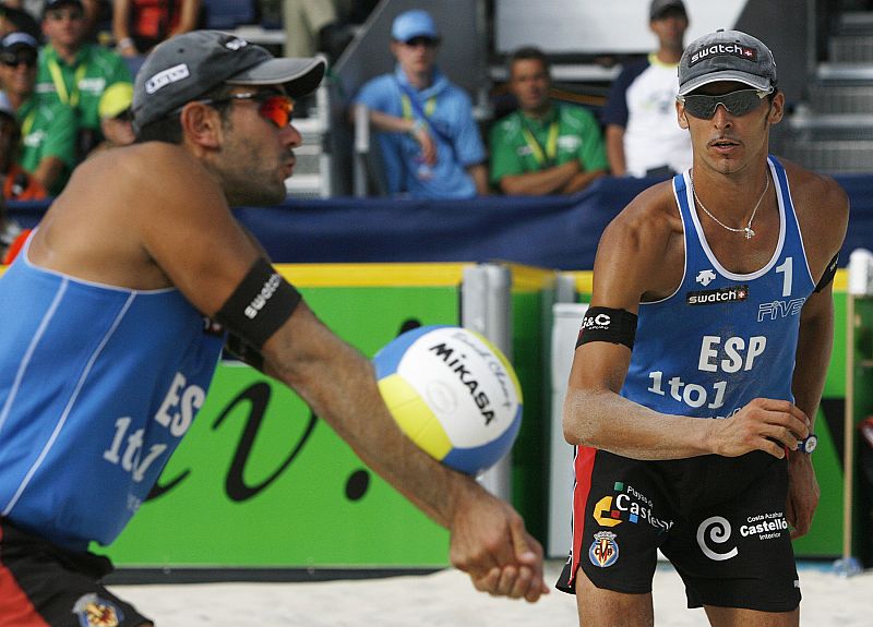 La pareja de voley playa sueña con una medalla