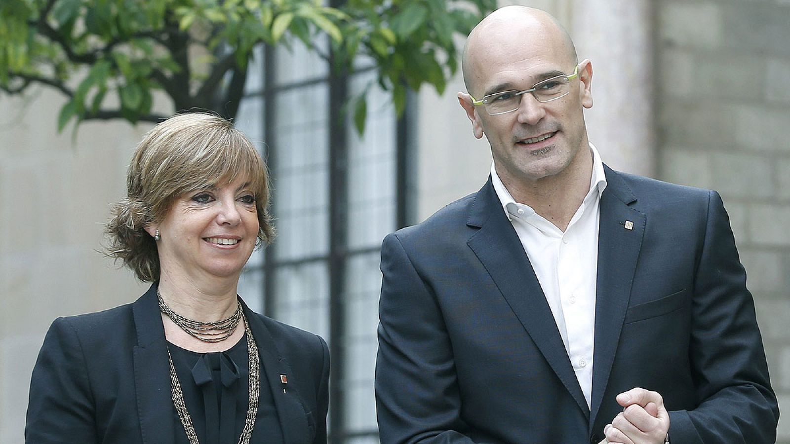 Meritxell Borràs y Raül Romeva