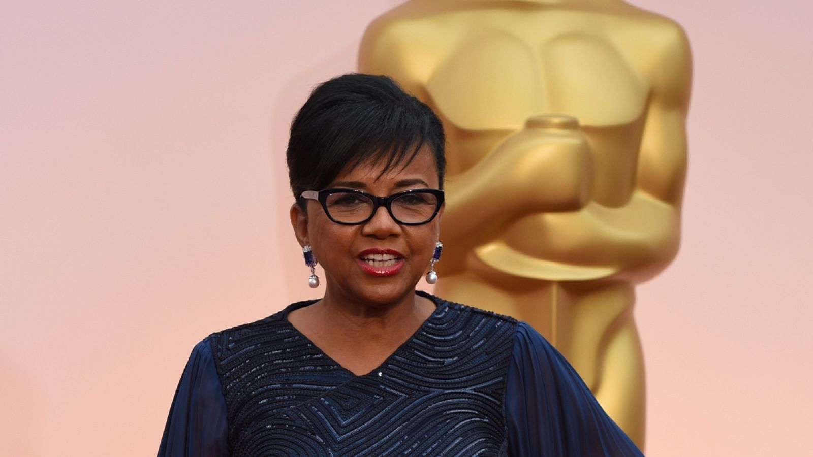 La presidenta de la Academia de Hollywood, Cheryl Boone Issacs, en la ceremonia de 2015.