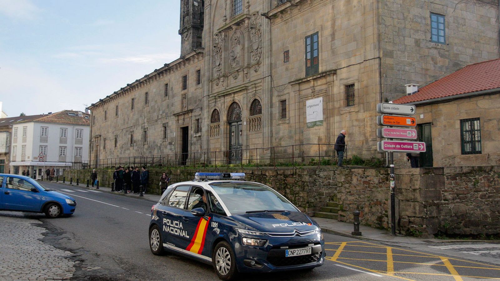 Convento de las Mercedarias, situado en el centro histórico de Santiago de Compostela