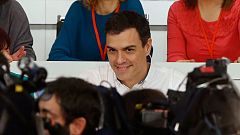 Sánchez consultará a los militantes cualquier pacto y pide a Rajoy "que abandone toda esperanza"