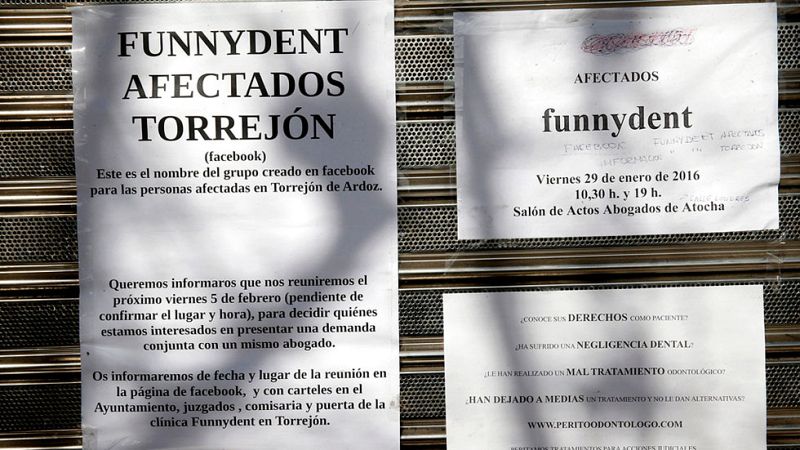 Prisión provisional y sin fianza para el responsable de las clínicas dentales Funnydent, acusado de estafa