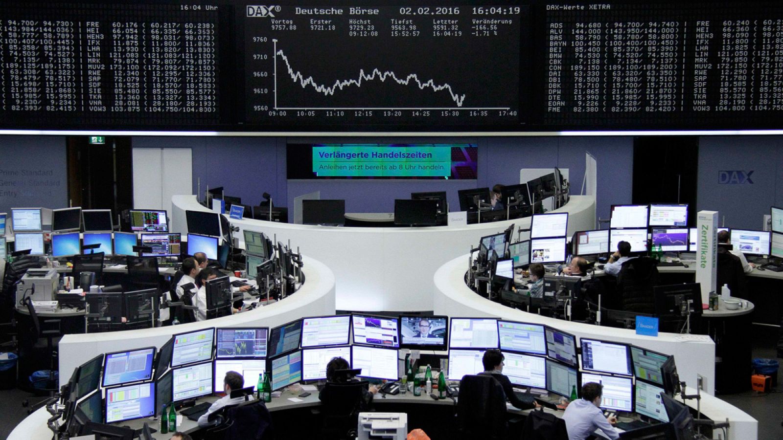 La Bolsa de Fráncfort