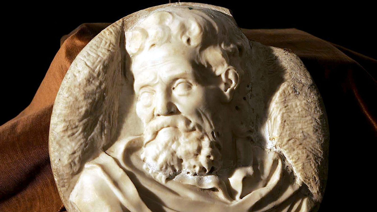 Escultura de Miguel Angel, de la que los expertos opinan que puede ser un autorretrato.