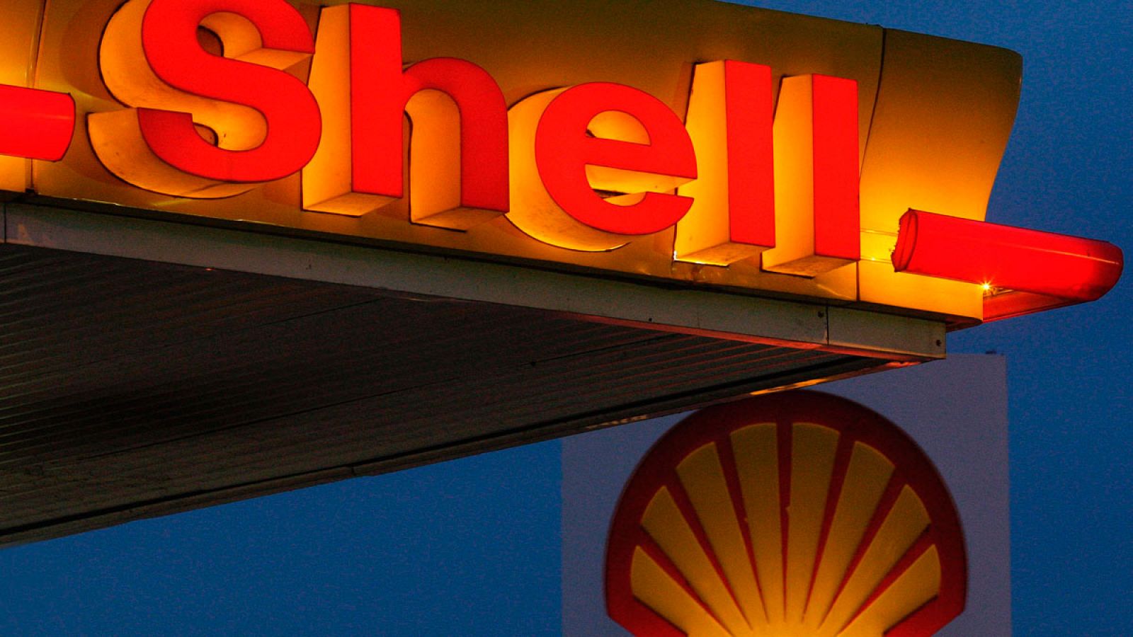 Una gasolinera de Shell en Londres