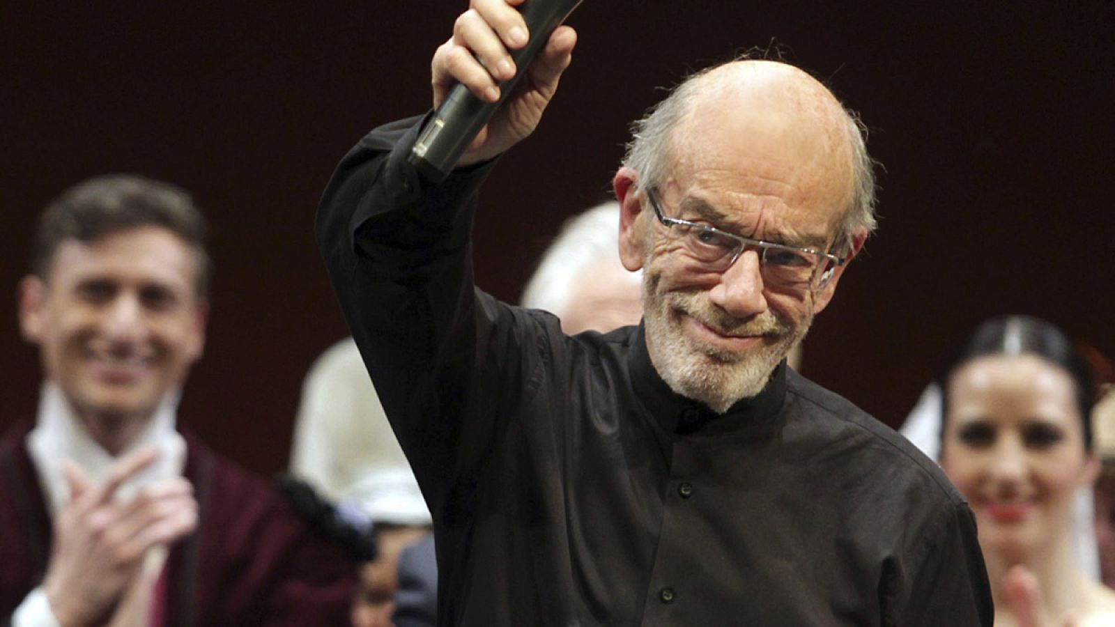 Fotografía facilitada por Teatros del Canal, del homenaje que en 2014 se le rindió al músico Miguel Roa.